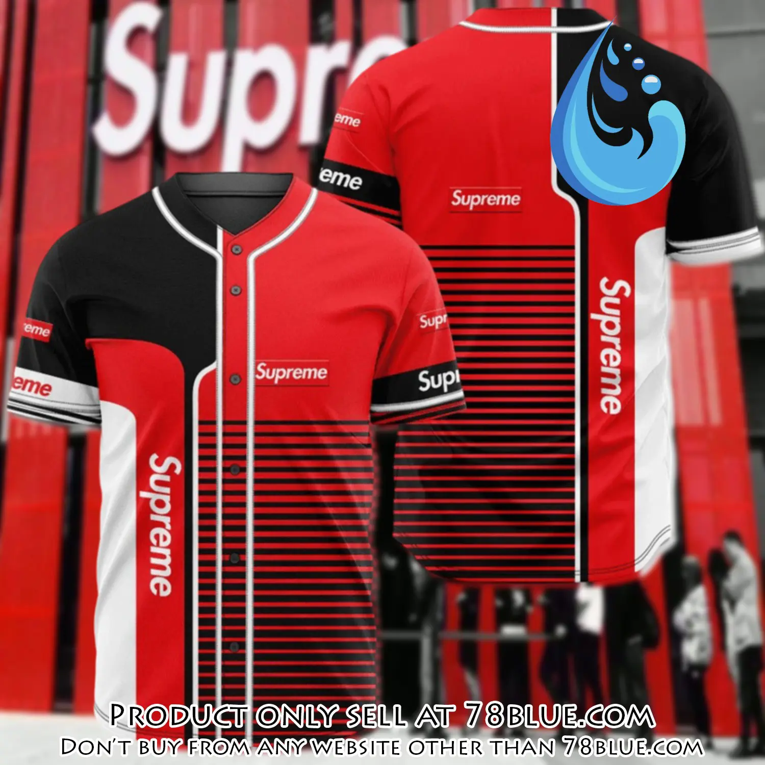 Supreme baseball jersey shirt luxury bjs1235 78b5405279